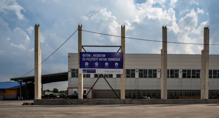 Bővíti Hevesen vasbeton előregyártó üzemét a Grabarics Kft.