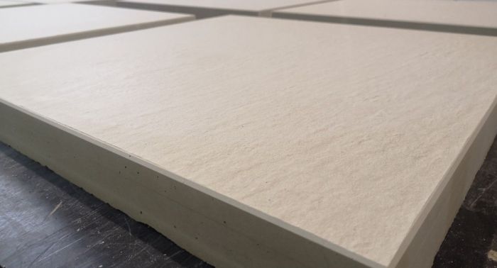 Instead of cold covering: concrete