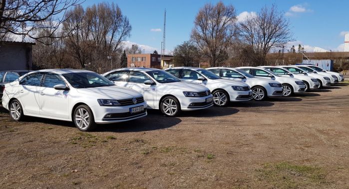 In March, nine new cars were added to our company's fleet