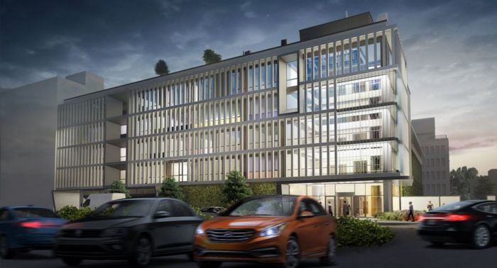 Baubeginn des Mehrfunktions-Technikkomplexes in der Visegrádi utca 