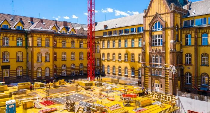 The Buda Mercy Hospital II is progressing at a good pace 