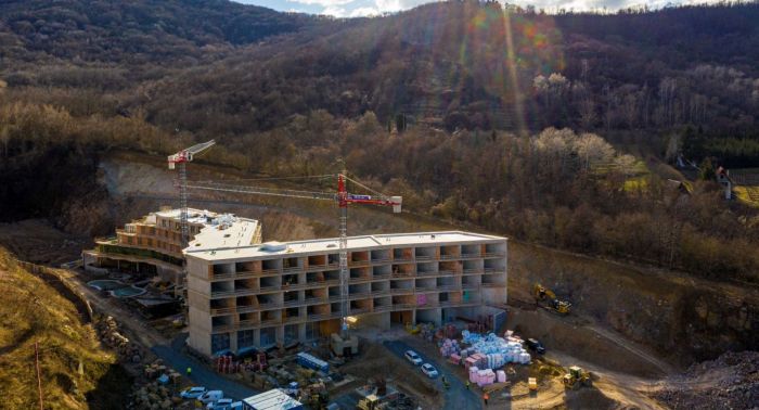 Bau des Themenhotels verläuft planmäßig