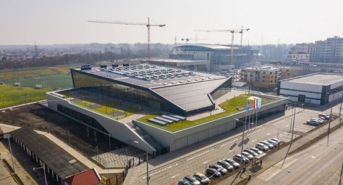 This is what the Szeged swimming pool complex looks like