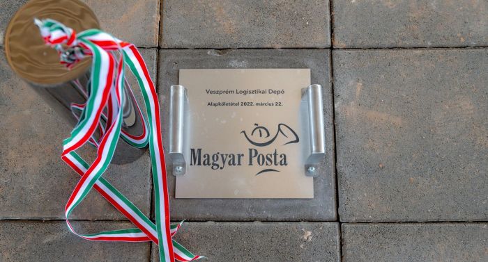 A new logistic center built in Veszprém expands the Hungarian Post's network