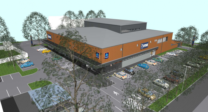 We build an ALDI food store in Miskolc