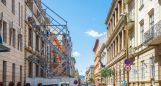 The hotel built in the capital city preserves its historic façade