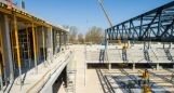 Der Bau der Dachkonstruktion der neuen Schwimmhalle von Szeged kann beginnen