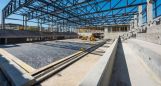 Der Bau der Dachkonstruktion der neuen Schwimmhalle von Szeged kann beginnen
