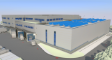 A new warehouse hall is being constructed by Grabarics in Budaörs 