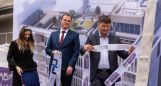 Die Richtkrone wurde auf einem der modernsten Kommunikationsmesskomplexe Europas befestigt