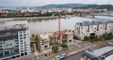 Mit dieser Immobilienentwicklung wird die donauseitige Bebauung der Lechner Ödön Allee abgeschlossen
